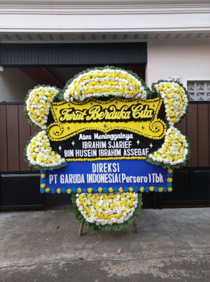 Papan Bunga Duka di Pariaman Timur